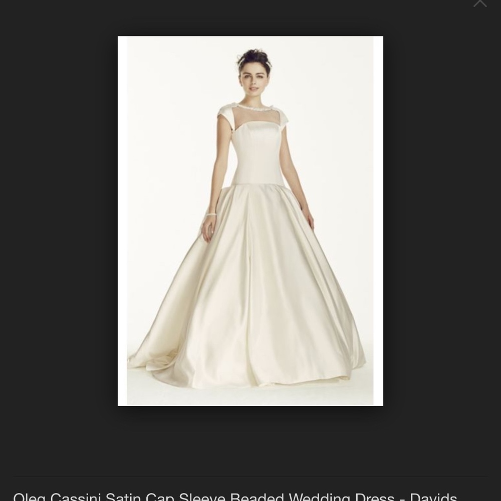 OLEG CASSINI WEDDING DRESS